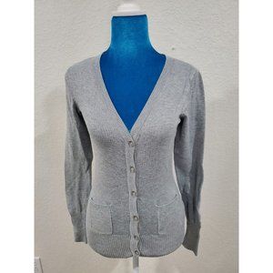Clockhouse Gray Knit Cardigan Size XS